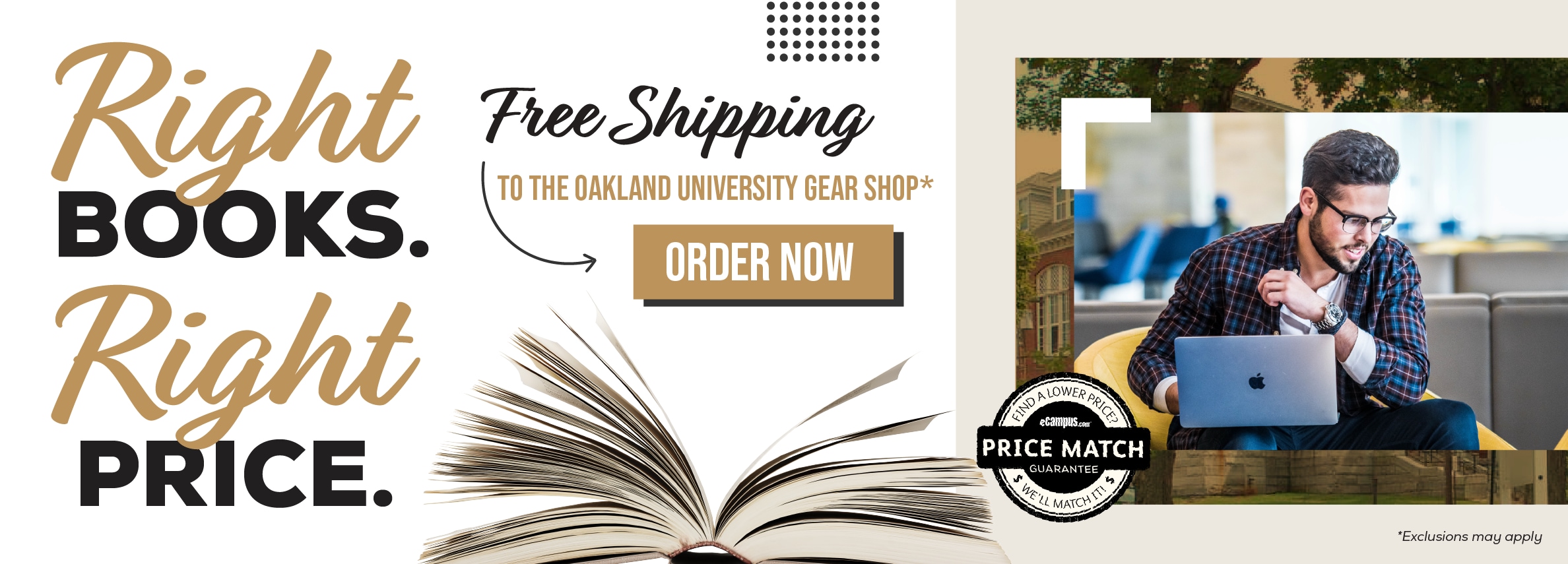 Right books. Right price. Free shipping to the Oakland University Gear Shop.* Order now. Price Match Guarantee. *Exclusions may apply.