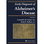 Early Diagnosis of Alzheimer’s Disease,9781592590056 Early Diagnosis of Alzheimer’s Disease,9781592590056