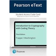 Introduction to Cryptography with Coding Theory, 3rd edition - Pearson+ Subscription,9780135260166 Introduction to Cryptography with Coding Theory, 3rd edition - Pearson+ Subscription,9780135260166
