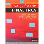 SAQs for the Final FRCA,9780511700224 SAQs for the Final FRCA,9780511700224
