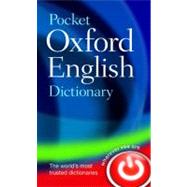 Pocket Oxford English Dictionary,9780198610298 Pocket Oxford English Dictionary,9780198610298