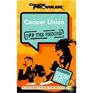The Cooper Union College Prowler Off The Record,9781596580367 The Cooper Union College Prowler Off The Record,9781596580367