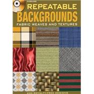 Repeatable Backgrounds: Fabric Weaves and Textures CD-ROM & Book,9780486990484 Repeatable Backgrounds: Fabric Weaves and Textures CD-ROM & Book,9780486990484