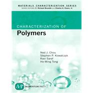 Characterization of Polymers,9781606500538 Characterization of Polymers,9781606500538