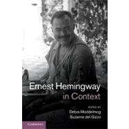 Ernest Hemingway in Context,9781107010550 Ernest Hemingway in Context,9781107010550