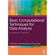 Basic Computational Techniques for Data Analysis,9781000890747 Basic Computational Techniques for Data Analysis,9781000890747