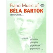 Piano Music of Béla Bartók, Series I The Archive Edition,9780486241081 Piano Music of Béla Bartók, Series I The Archive Edition,9780486241081