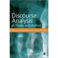 Discourse Analysis As Theory and Method,9780761971122 Discourse Analysis As Theory and Method,9780761971122