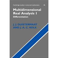 Multidimensional Real Analysis I: Differentiation,9780521551144 Multidimensional Real Analysis I: Differentiation,9780521551144