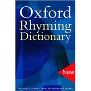 Oxford Rhyming Dictionary,9780192801159 Oxford Rhyming Dictionary,9780192801159