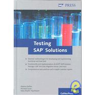 Testing SAP Solutions,9781592291274 Testing SAP Solutions,9781592291274