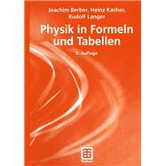 Physik in Formeln und Tabellen,9783322941329 Physik in Formeln und Tabellen,9783322941329