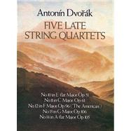 Five Late String Quartets,9780486251356 Five Late String Quartets,9780486251356