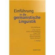 Einführung in die germanistische Linguistik,9783476021410 Einführung in die germanistische Linguistik,9783476021410