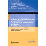 Advanced Communication Systems and Information Security,9783030611422 Advanced Communication Systems and Information Security,9783030611422
