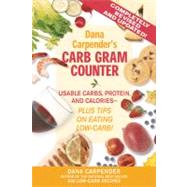 Dana Carpender's Carb Gram Counter,9781592331444 Dana Carpender's Carb Gram Counter,9781592331444