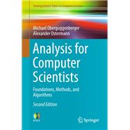 Analysis for Computer Scientists,9783319911557 Analysis for Computer Scientists,9783319911557