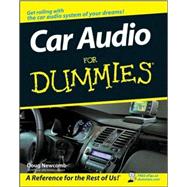 Car Audio For Dummies,9780470151587 Car Audio For Dummies,9780470151587