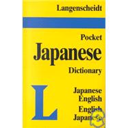 Langenscheidt's Pocket Japanese Dictionary,9780887291715 Langenscheidt's Pocket Japanese Dictionary,9780887291715