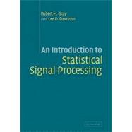 An Introduction to Statistical Signal Processing,9780521131827 An Introduction to Statistical Signal Processing,9780521131827