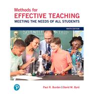 Pearson eText Access Code for Methods for Effective Teaching,9780135331972 Pearson eText Access Code for Methods for Effective Teaching,9780135331972
