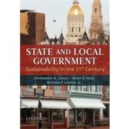 State and Local Government Sustainability in the 21st Century,9780199752003 State and Local Government Sustainability in the 21st Century,9780199752003