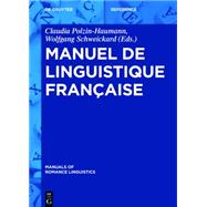Manuel De Linguistique Francaise,9783110302080 Manuel De Linguistique Francaise,9783110302080
