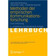 Methoden der empirischen Kommunikationsforschung,9783531942148 Methoden der empirischen Kommunikationsforschung,9783531942148