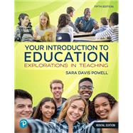 Pearson eText Access Code for Your Introduction to Education,9780135332191 Pearson eText Access Code for Your Introduction to Education,9780135332191