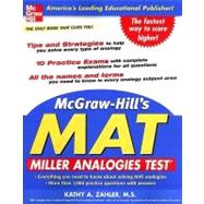 McGraw-Hill's MAT : Miller Analogies Test,9780071452236 McGraw-Hill's MAT : Miller Analogies Test,9780071452236
