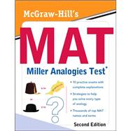 McGraw-Hill's MAT Miller Analogies Test, Second Edition,9780071702317 McGraw-Hill's MAT Miller Analogies Test, Second Edition,9780071702317