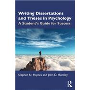 Writing Dissertations and Theses in Psychology,9781000292626 Writing Dissertations and Theses in Psychology,9781000292626