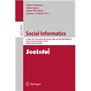 Social Informatics,9783642552854 Social Informatics,9783642552854