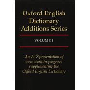 Oxford English Dictionary Additions Series,9780198612926 Oxford English Dictionary Additions Series,9780198612926