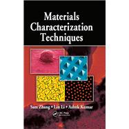 Materials Characterization Techniques,9781420042955 Materials Characterization Techniques,9781420042955