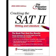 Cracking the SAT II : Writing and Literature Subject Tests, 2003-2004 Edition,9780375763014 Cracking the SAT II : Writing and Literature Subject Tests, 2003-2004 Edition,9780375763014