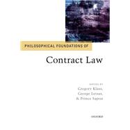 Philosophical Foundations of Contract Law,9780198713029 Philosophical Foundations of Contract Law,9780198713029