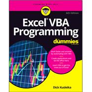 Excel VBA Programming For Dummies,9781119843078 Excel VBA Programming For Dummies,9781119843078