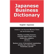 Japanese Business Dictionary English-Japanese,9780884003137 Japanese Business Dictionary English-Japanese,9780884003137