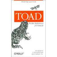 Toad Pocket Reference for Oracle,9780596003371 Toad Pocket Reference for Oracle,9780596003371