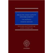 Health and Safety Enforcement,9780191063428 Health and Safety Enforcement,9780191063428