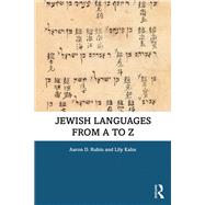 Jewish Languages from A to Z,9781351043441 Jewish Languages from A to Z,9781351043441