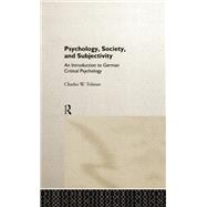 Psychology Society & Subject,9781315003443 Psychology Society & Subject,9781315003443