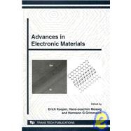 Advances in Electronic Materials,9780878493470 Advances in Electronic Materials,9780878493470