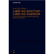 Libri ad edictum – libri ad Sabinum,9783110773736 Libri ad edictum – libri ad Sabinum,9783110773736