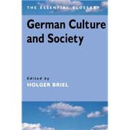 German Culture and Society A Glossary,9780340763940 German Culture and Society A Glossary,9780340763940