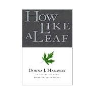 How Like a Leaf: An Interview with Donna Haraway,9780415924030 How Like a Leaf: An Interview with Donna Haraway,9780415924030