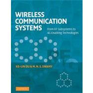 Wireless Communication Systems: From RF Subsystems to 4G Enabling Technologies,9780521114035 Wireless Communication Systems: From RF Subsystems to 4G Enabling Technologies,9780521114035