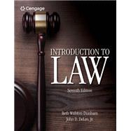 Introduction to Law, Loose-leaf Version,9781337414166 Introduction to Law, Loose-leaf Version,9781337414166