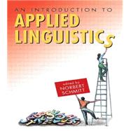 An Introduction to Applied Linguistics,9780340764190 An Introduction to Applied Linguistics,9780340764190
